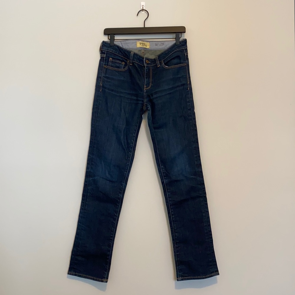 Holding horses straight leg dark wash jeans